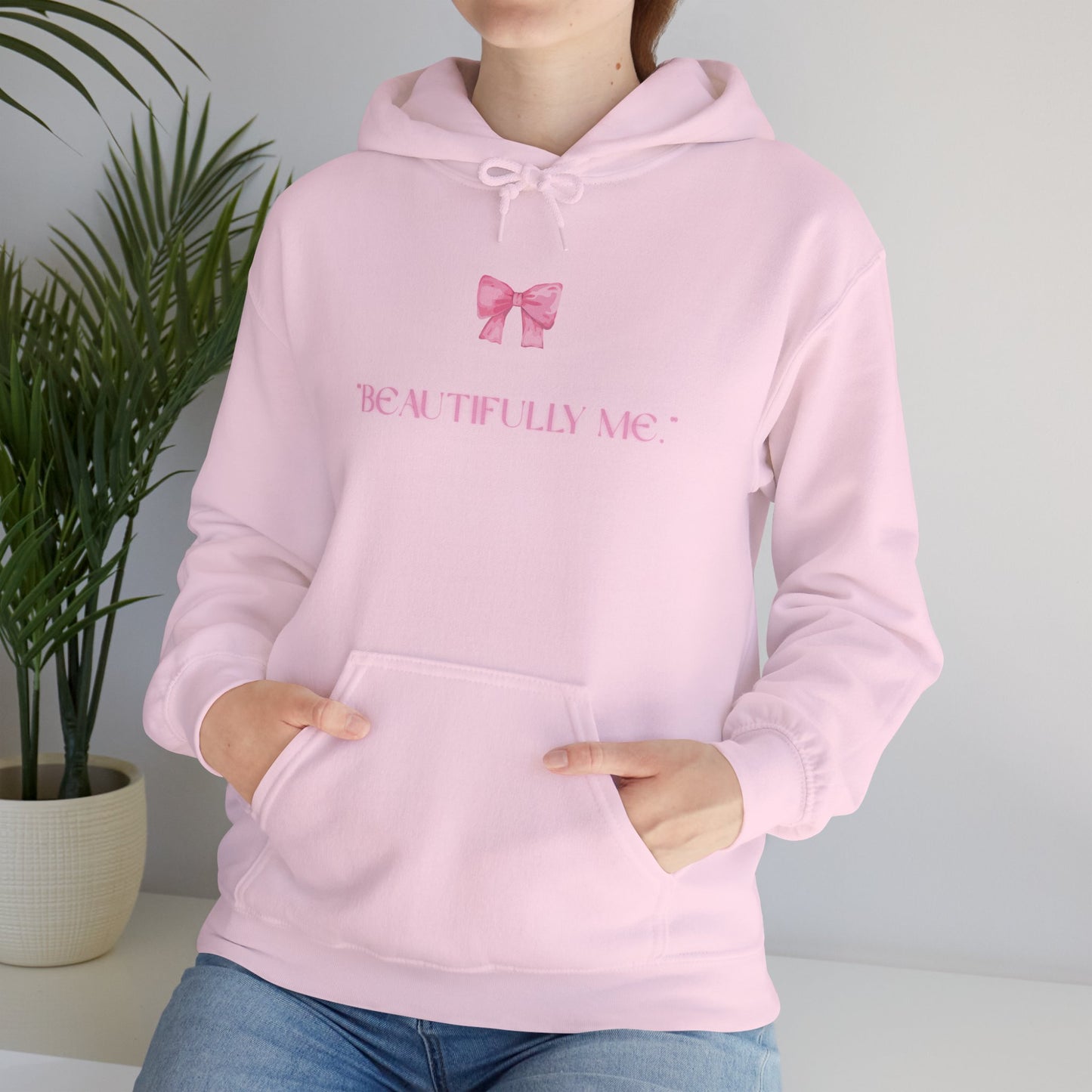 Beautifully Me Pink Bow Hoodie | Bloomera