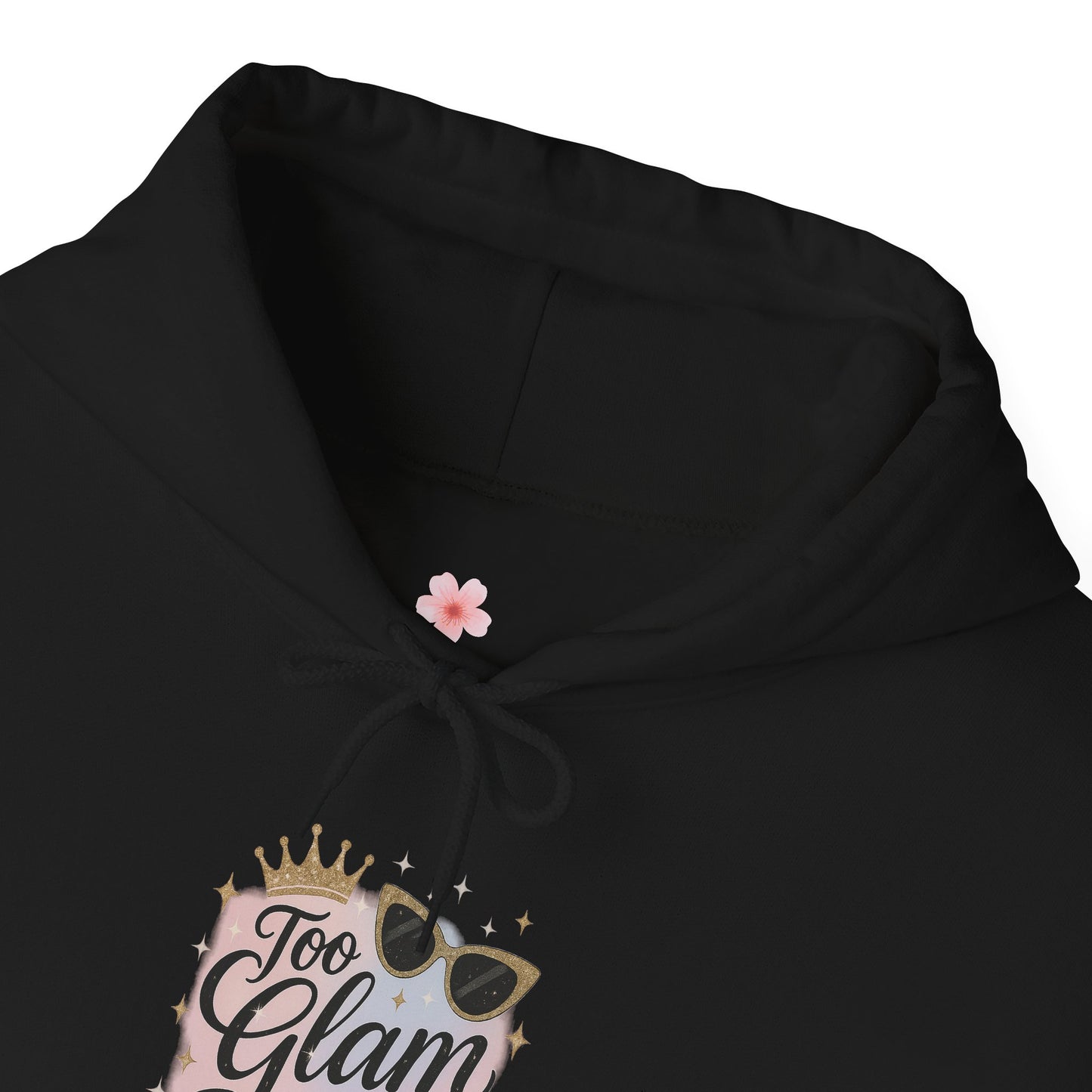 Too Glam To Give a Damn Hoodie – Sassy Aesthetic Hoodie for Confident Girls | Bloomera