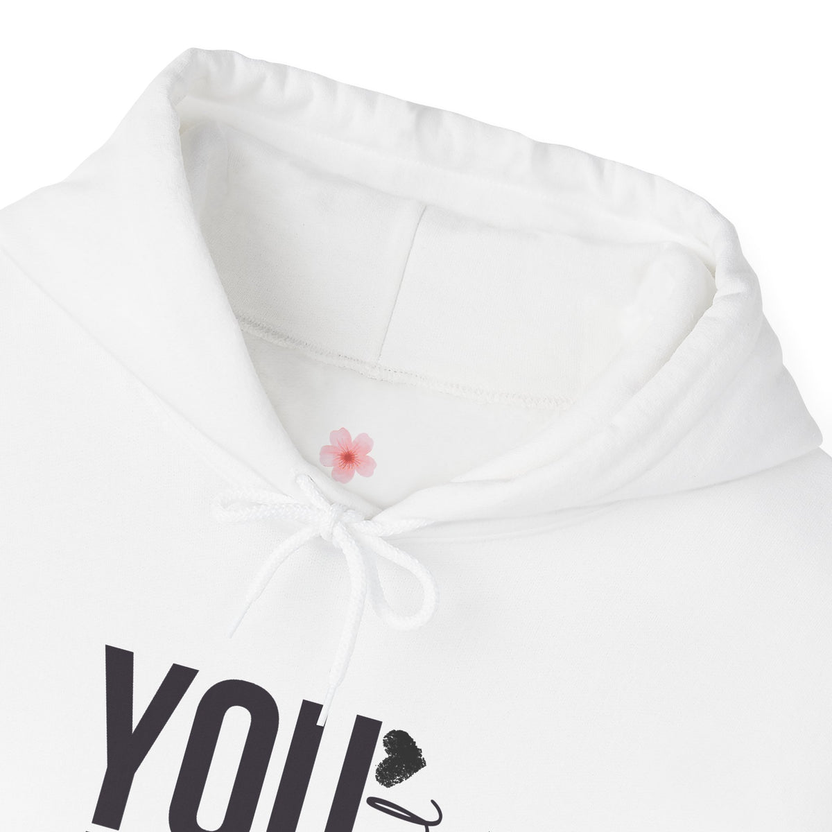 You Are Enough beautiful | Self Love Motivational Graphic Hoodie