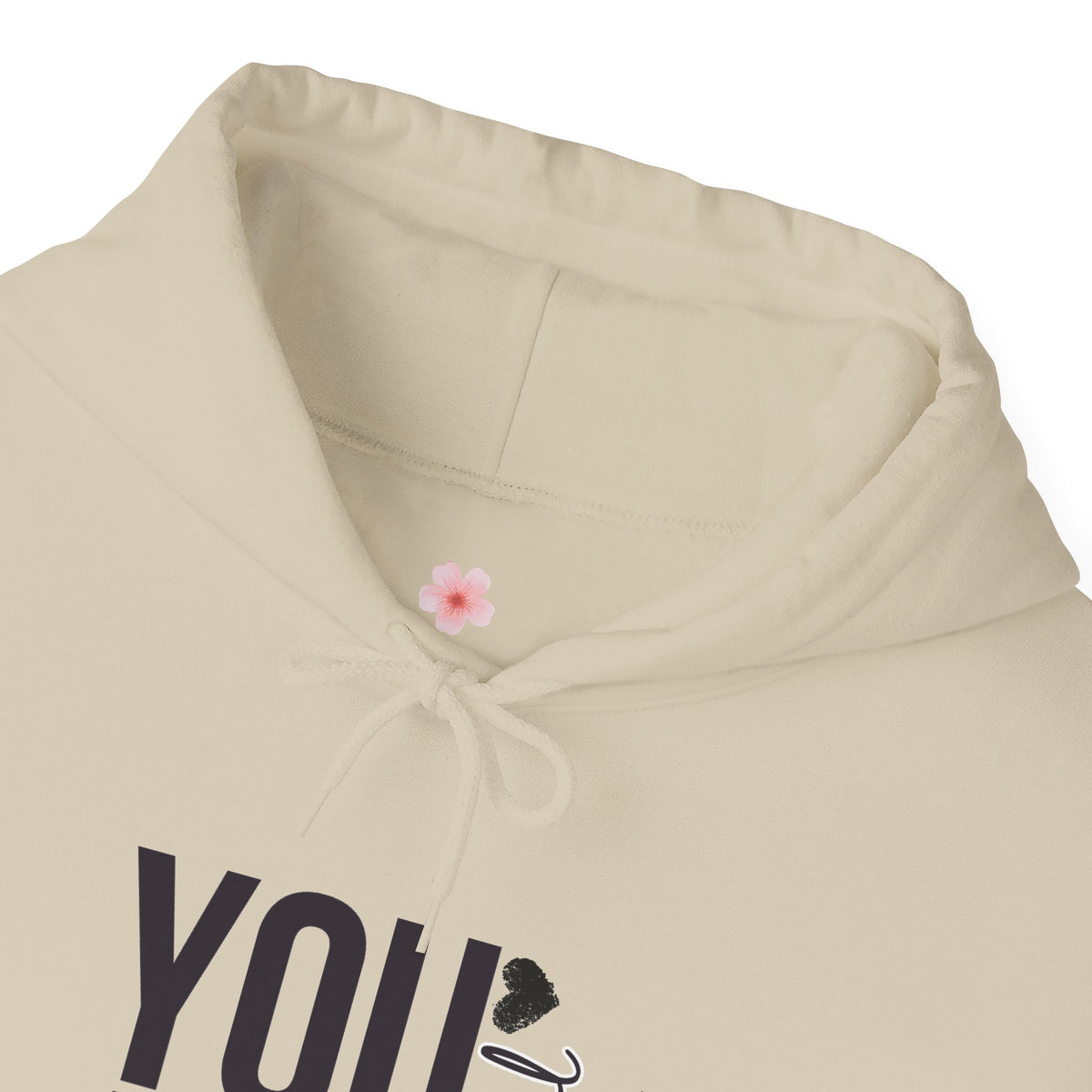 You Are Enough beautiful | Self Love Motivational Graphic Hoodie