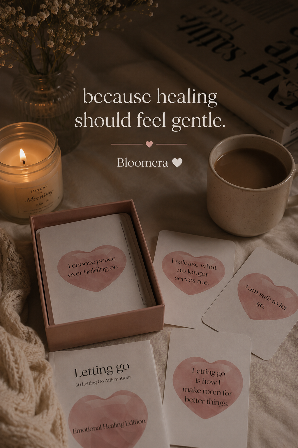 Bloomera Letting Go Affirmation Deck