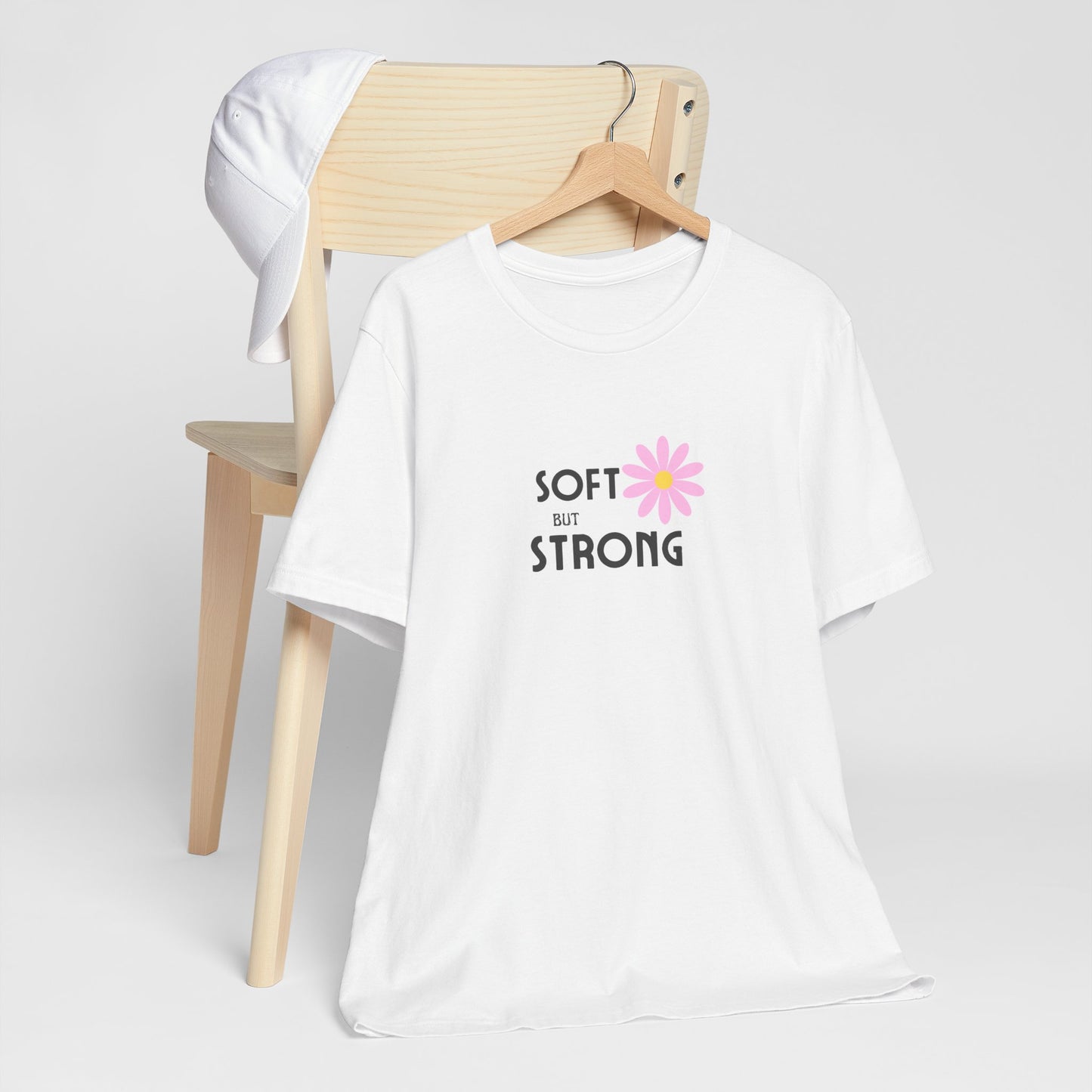 🌸 Bloomera "Soft but Strong" Graphic Tee".