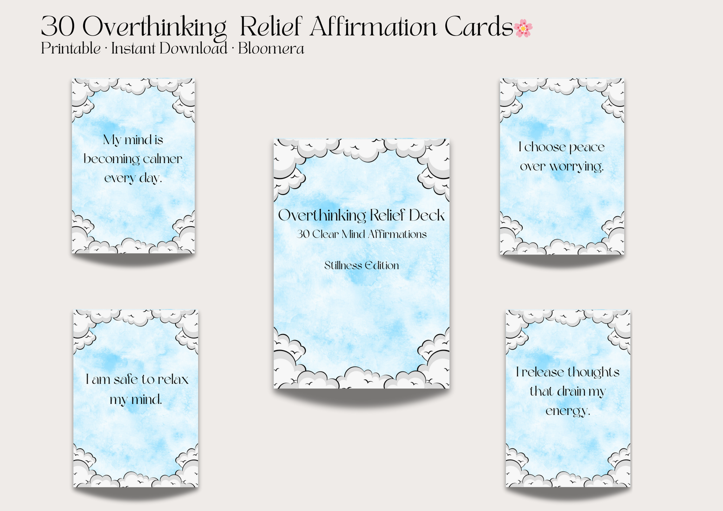Bloomera Calm Mind Affirmation Bundle