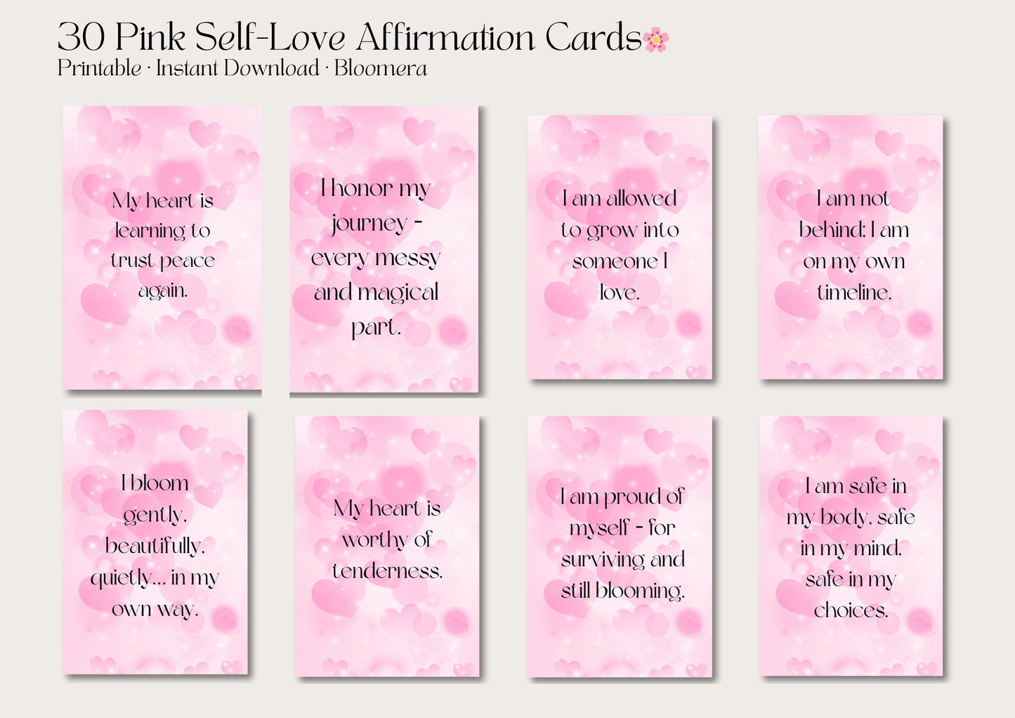 Bloomera Glow-Up Affirmation Bundle