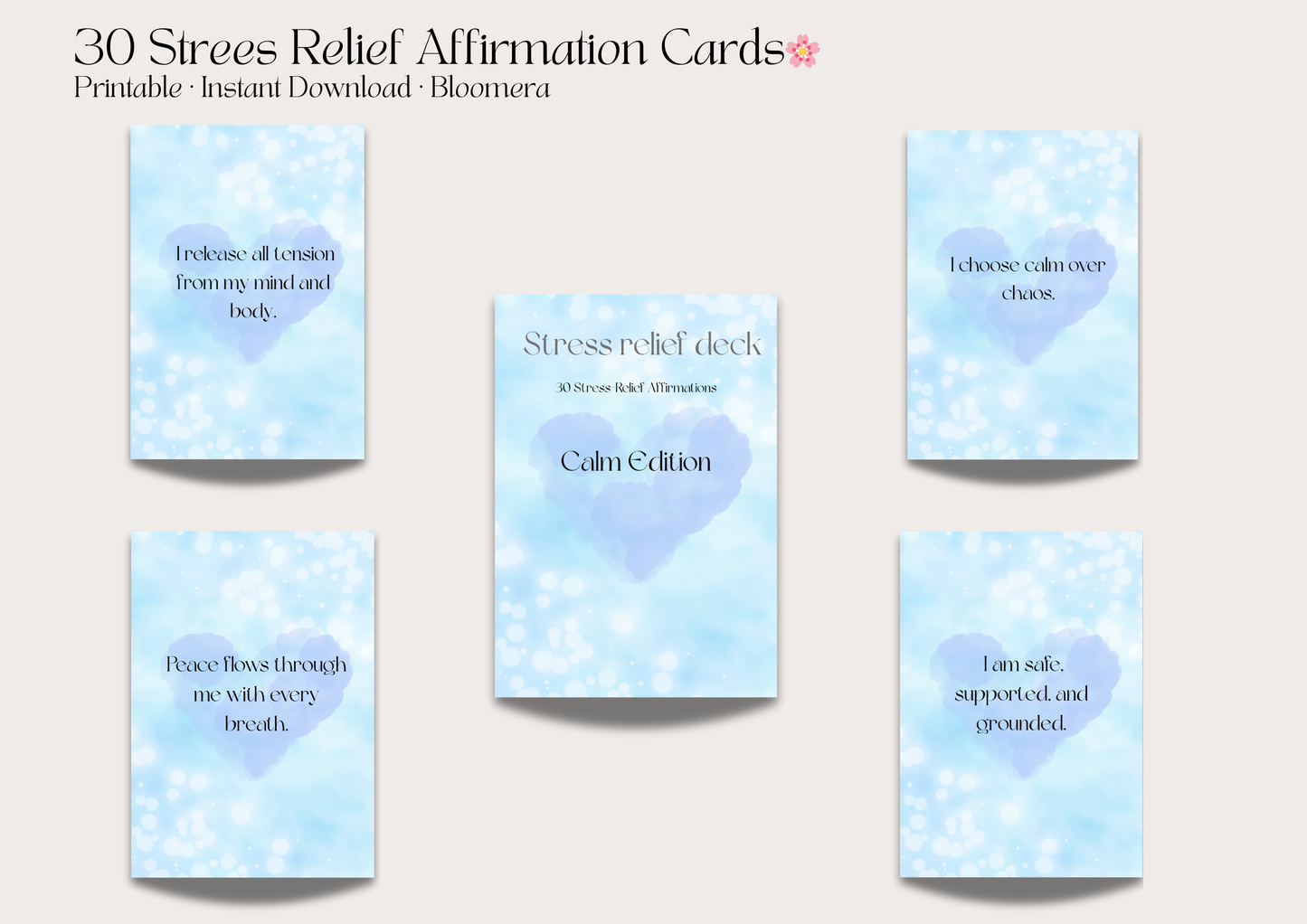 Bloomera Calm Mind Affirmation Bundle