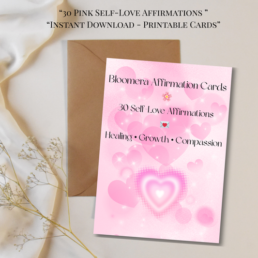 Bloomera Self-Love Affirmation Deck