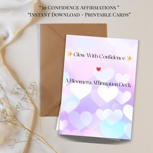 Bloomera Confidence Affirmation Deck