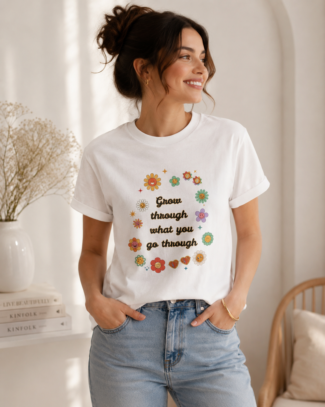 ✨ Grow Through What You Go Through Tee 🌷
