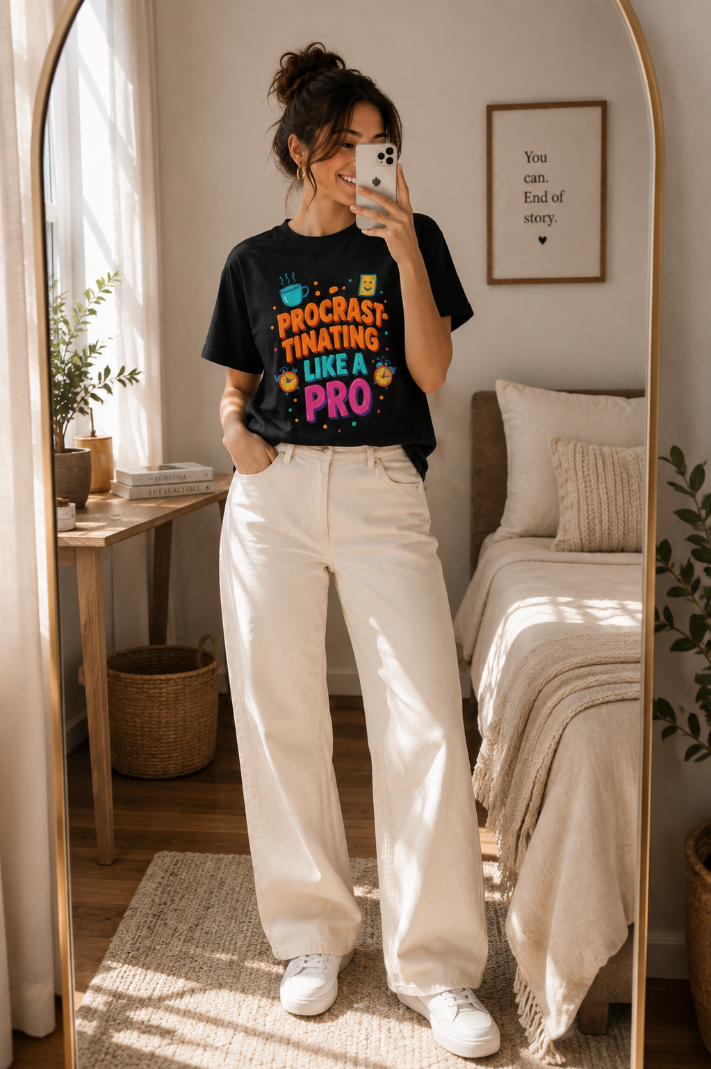 Procrastinating Like a Pro Tee ♥️ | Bloomera Edition
