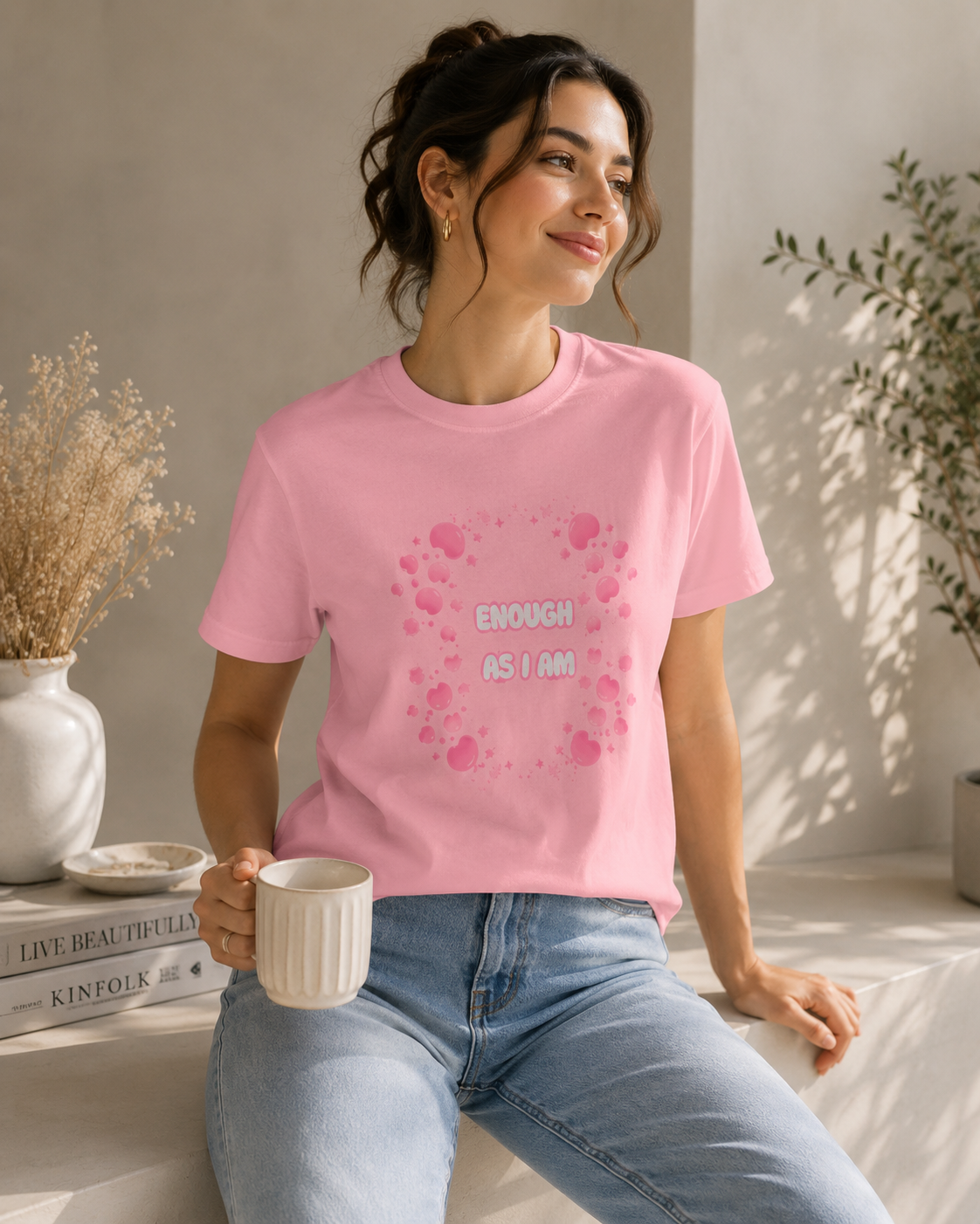✨ Enough as I am Tee 🌸