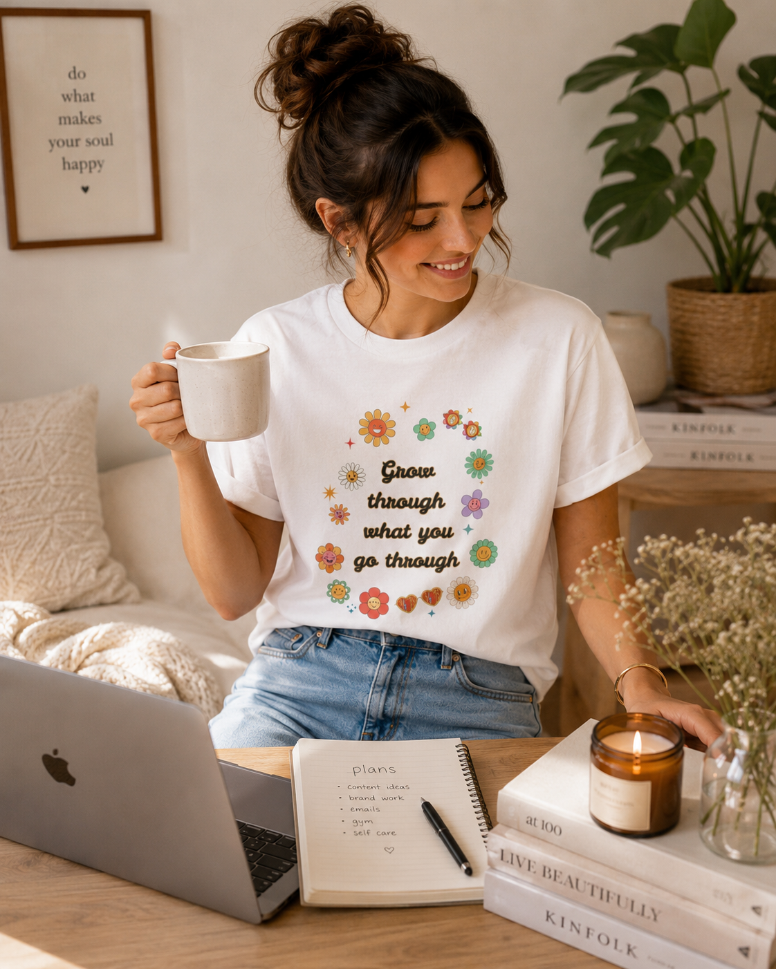✨ Grow Through What You Go Through Tee 🌷