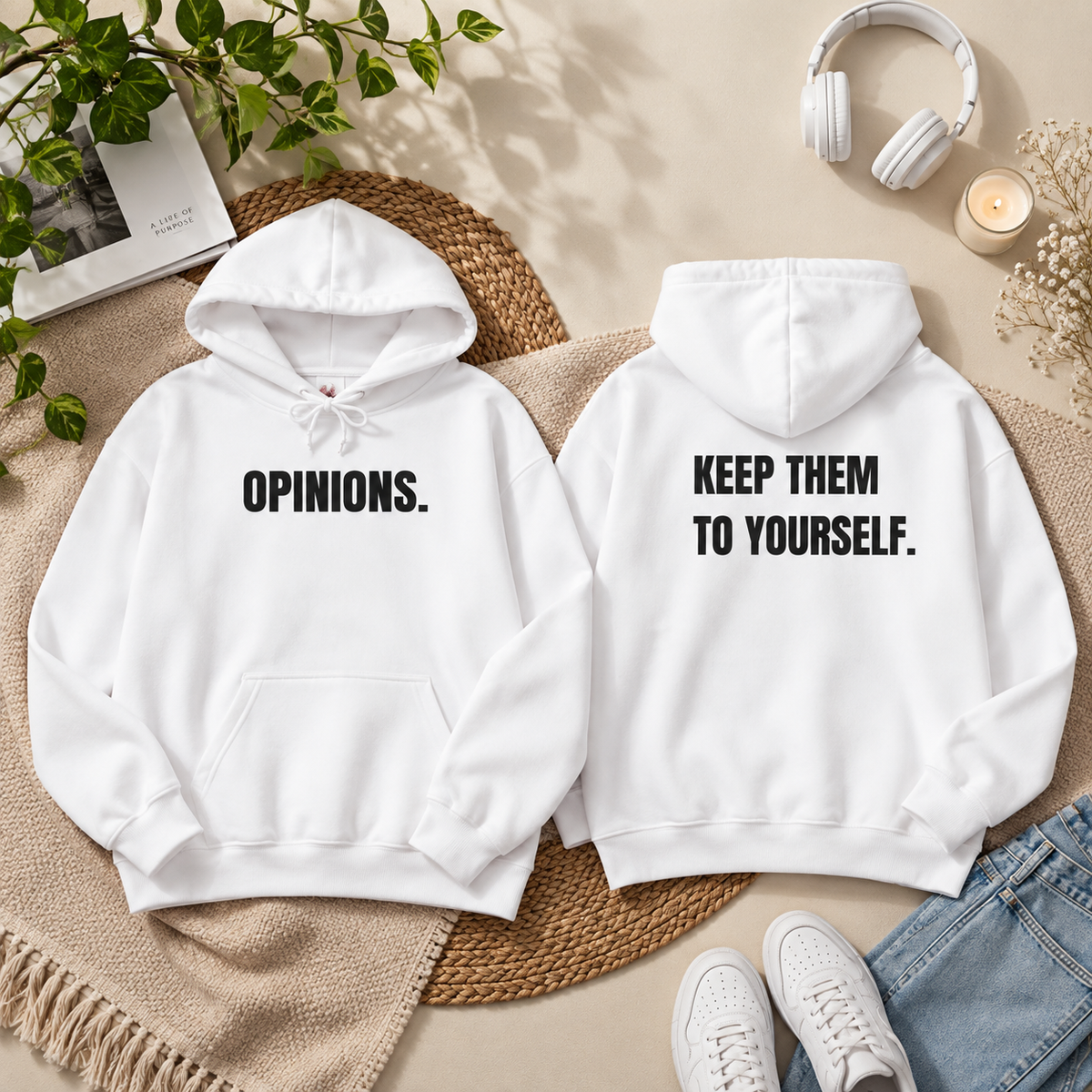 OPINIONS. Hoodie — Keep Them to Yourself.