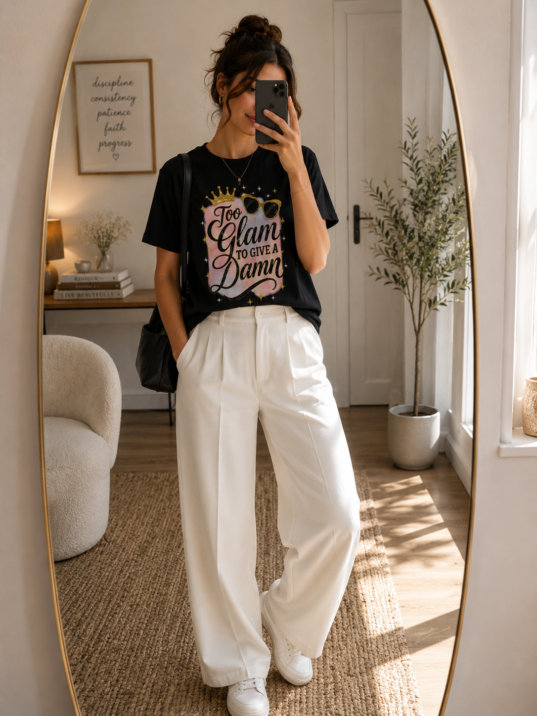 Too Glam To Give A Damn Tee 💅 | Bloomera Edition