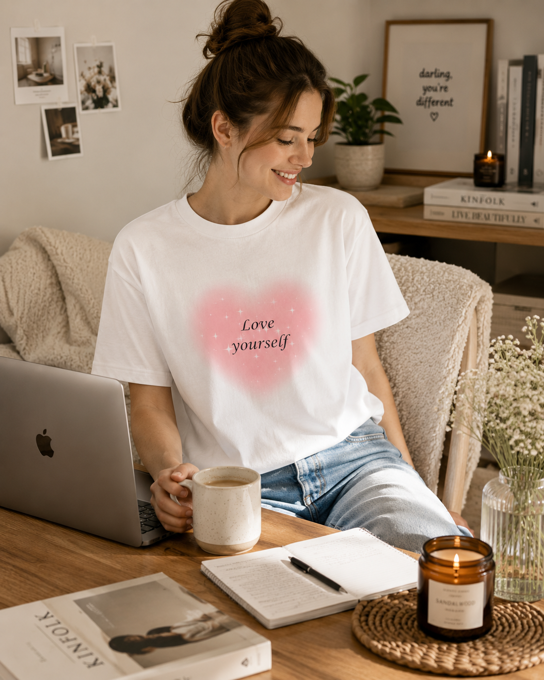 Bloomera Heart Tee ♥️ | Wear Your Heart Proudly