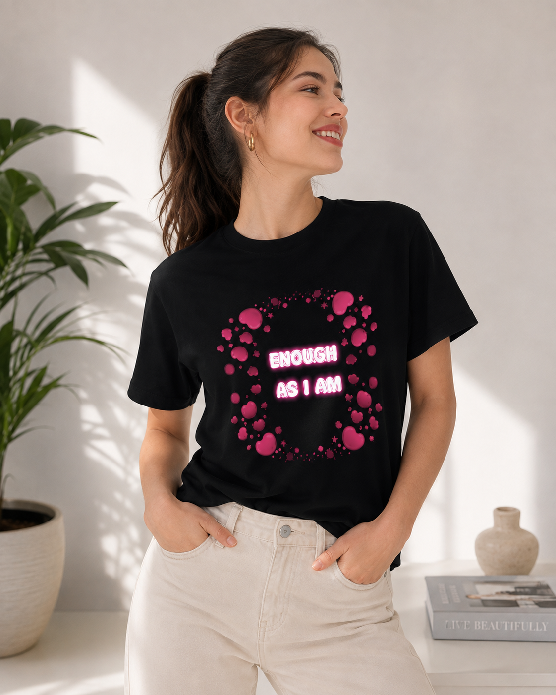 ✨ Enough as I am Tee 🌸