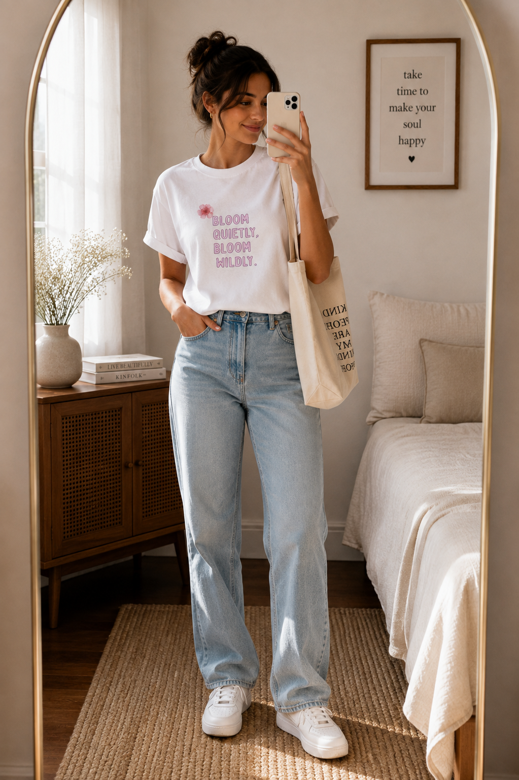Bloom Quietly But Wildly 🌸 Tee