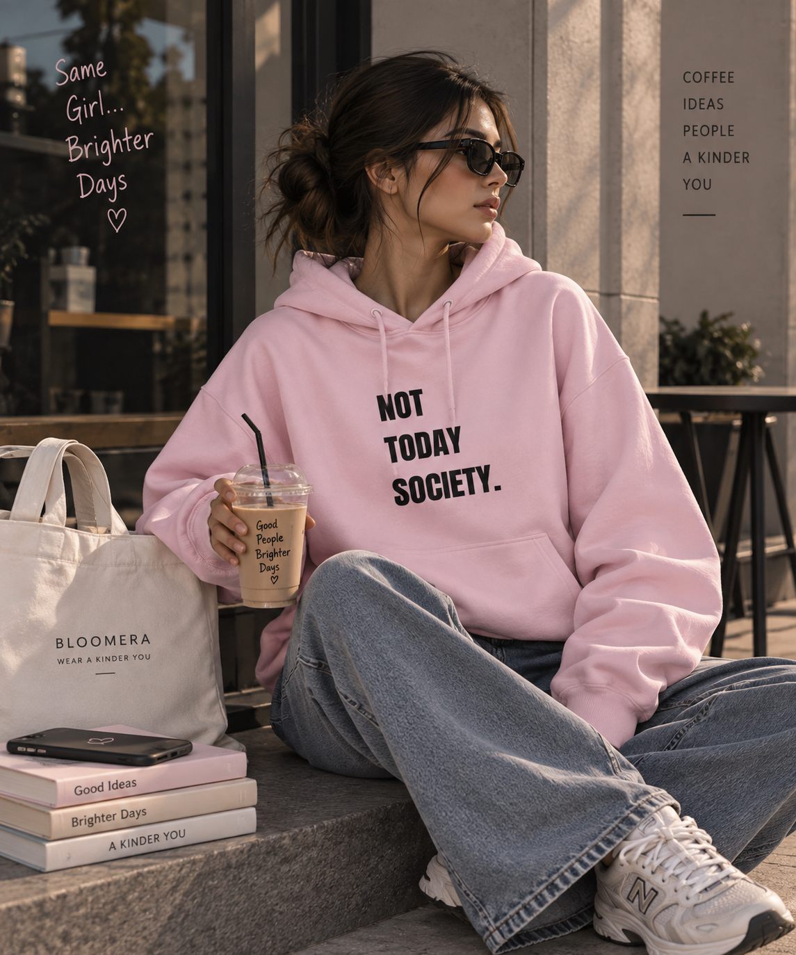 Not Today Society Hoodie | Currently Unavailable Graphic Oversized Hoodie