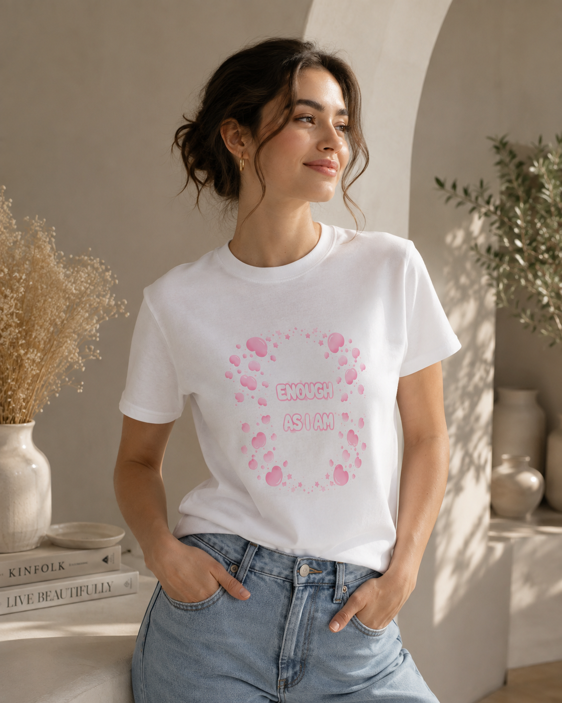✨ Enough as I am Tee 🌸