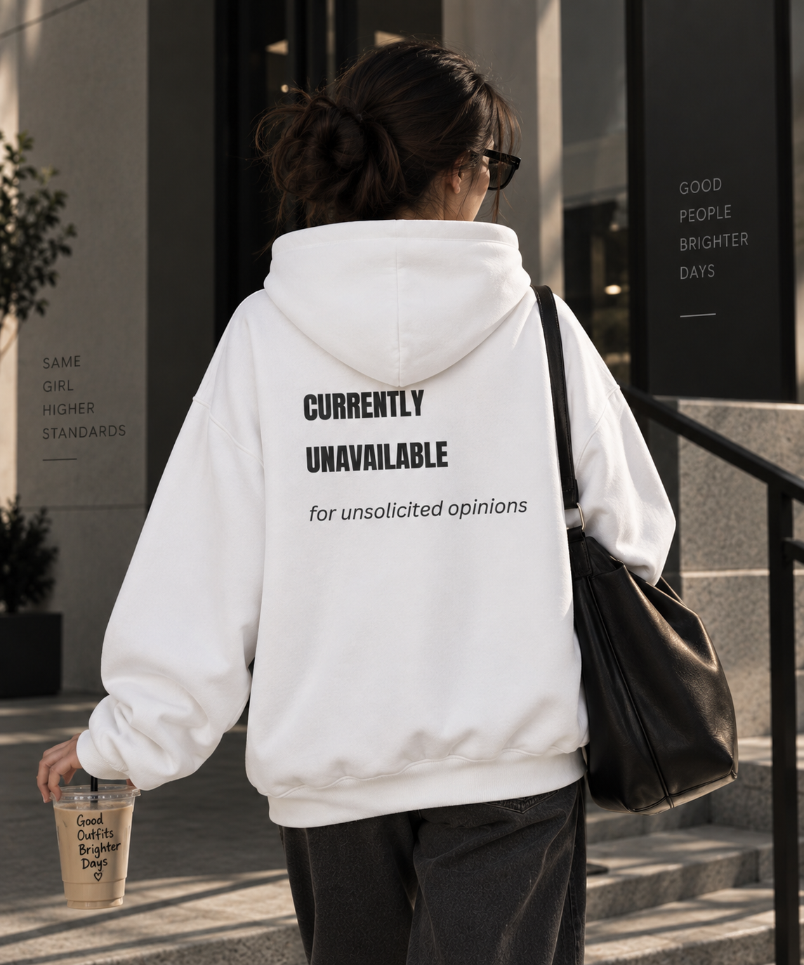 Not Today Society Hoodie | Currently Unavailable Graphic Oversized Hoodie