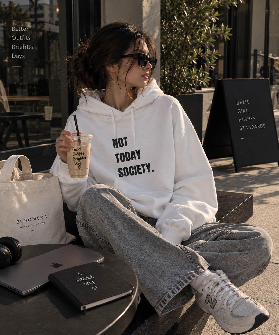 Not Today Society Hoodie | Currently Unavailable Graphic Oversized Hoodie