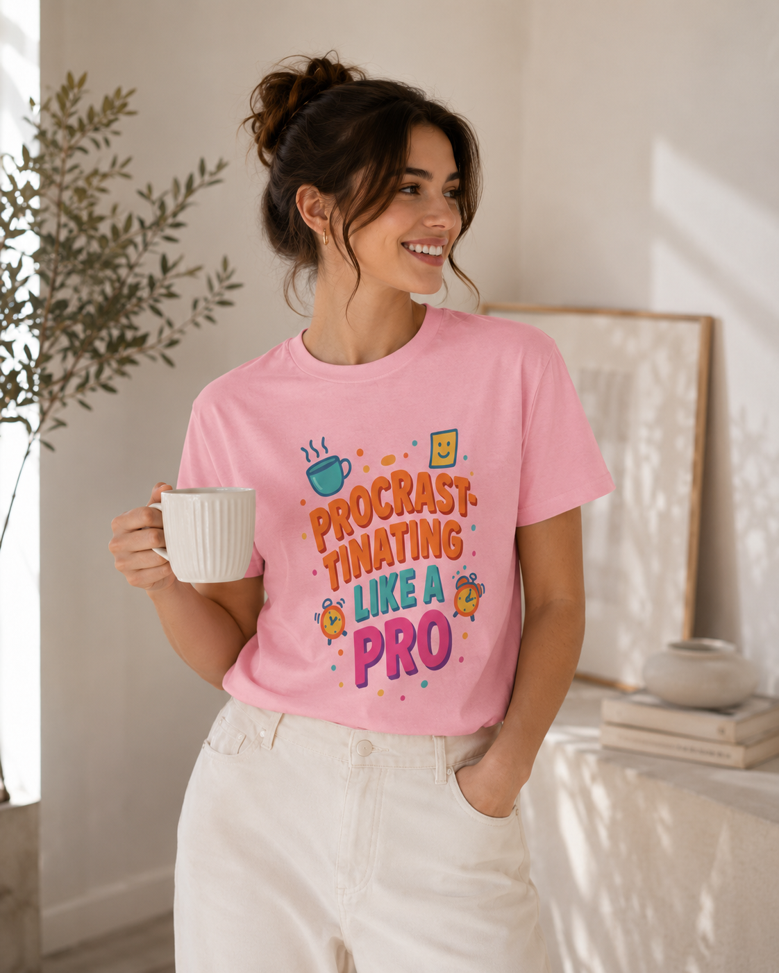 Procrastinating Like a Pro Tee ♥️ | Bloomera Edition