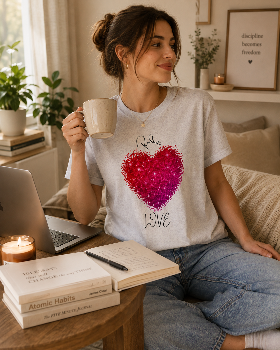💖 Radiate Love 🌸 Tee ♥️